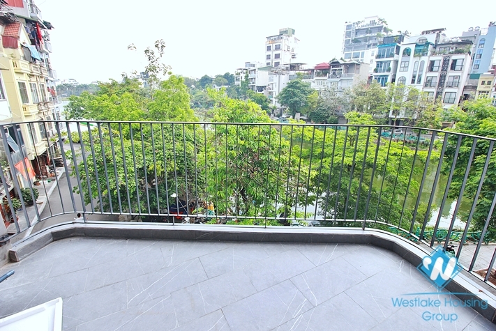 Lake view and brand new one bedroom apartment for rent in Vu Mien st, Tay Ho